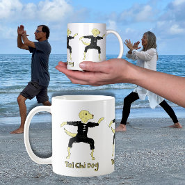 Tai Chi Dog Golden Labrador gelbe Labrador Kaffeetasse