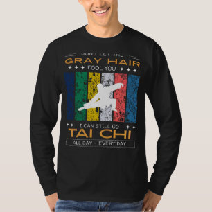 Tai Chi Enthusiast Tee - Graue Haare, Zen-Meister