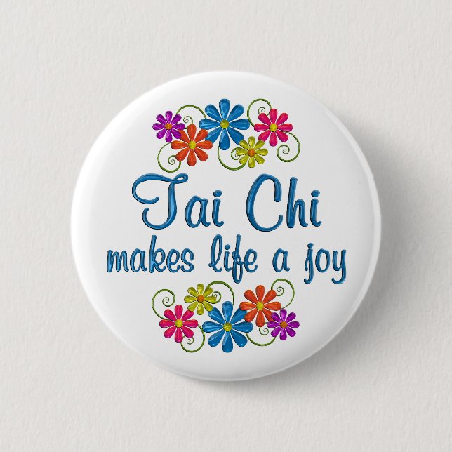 Tai-Chi-Freude Button (Vorderseite)