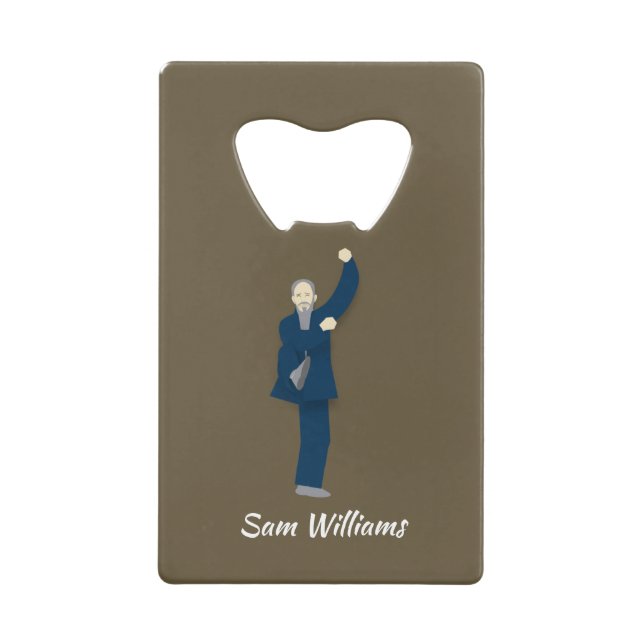 Tai Chi Geldbeutel Flaschenöffner (Vorderseite)