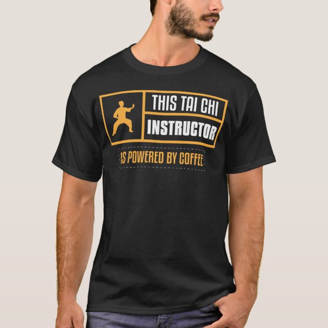 Tai Chi Instructor Yin Yang Meditative  T-Shirt (Vorderseite)