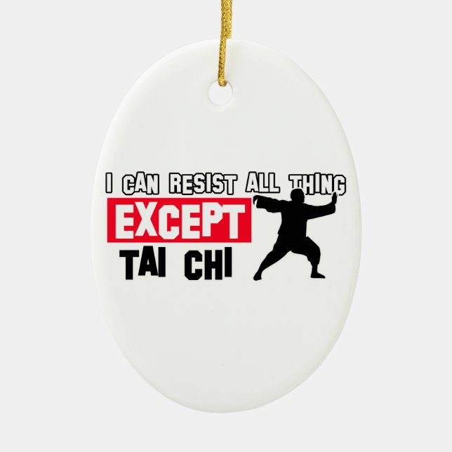 Tai chi Kampfdesign Keramikornament (Vorne)