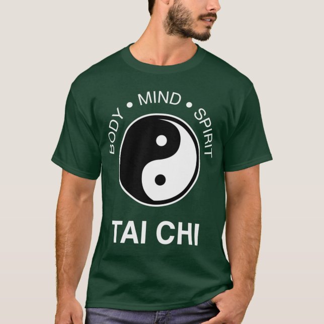 Tai Chi Körper Geist Freunde T-Shirt (Vorderseite)