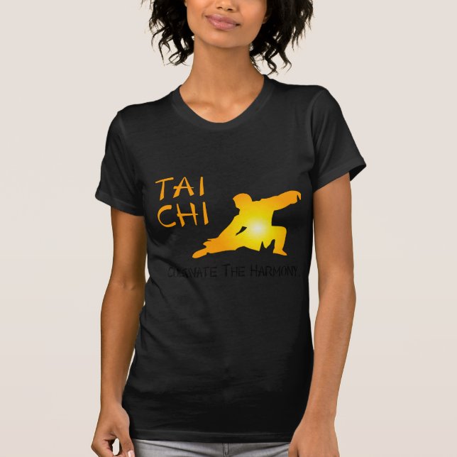 Tai-Chi - kultivieren Sie die Harmonie T-Shirt (Vorderseite)