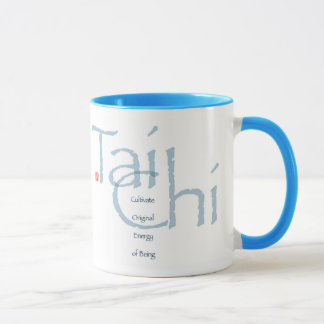 Tai-Chi kultivieren ursprüngliche Energie-(blaue) Tasse