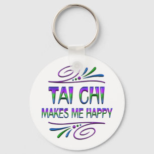 Tai-Chi macht mich glücklich Schlüsselanhänger
