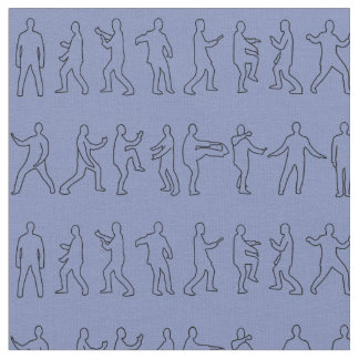 Tai Chi Postures Fabric Stoff