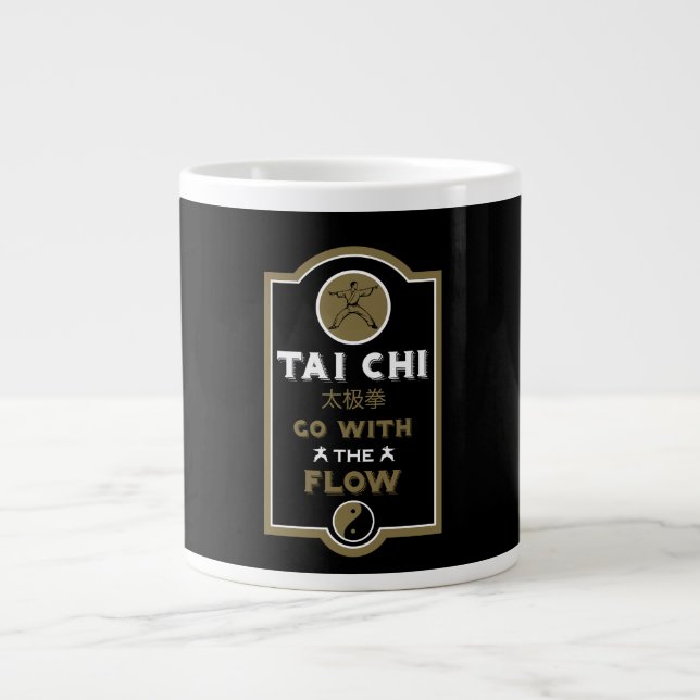 Tai Chi Practitioner Gift Jumbo-Tasse (Vorderseite)