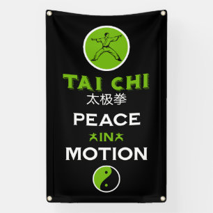 Tai Chi Praktiker Geschenk Banner