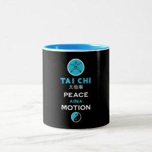 Tai Chi Praktiker Geschenk Zweifarbige Tasse