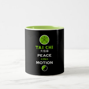 Tai Chi Praktiker Geschenk Zweifarbige Tasse