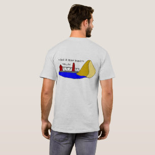 Tai Chi T Shirt mit Leuchtturm und Sanddüne