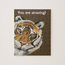 Tai Chi Tiger Phantastische Gesichtsvorlage