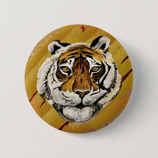 Tai Chi Tiger Symbolic Button (Vorderseite)