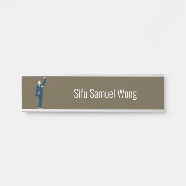 Tai Chi Türschild (Vorderseite )
