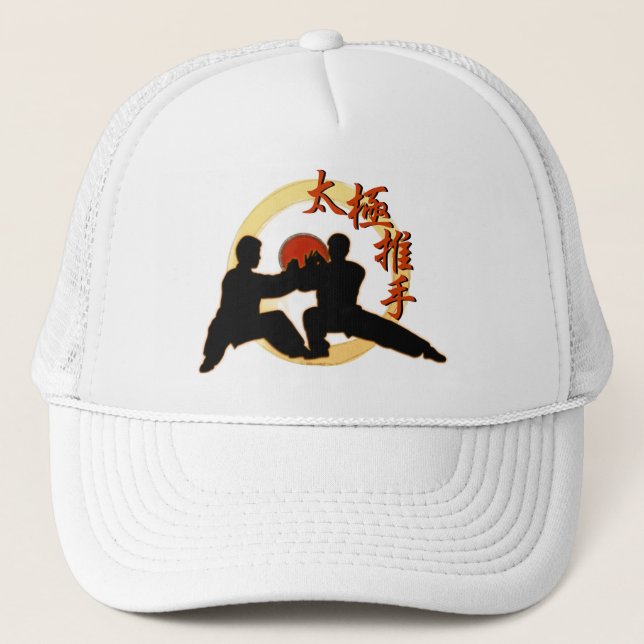Tai Ji Push Hands Hat Truckerkappe (Vorderseite)