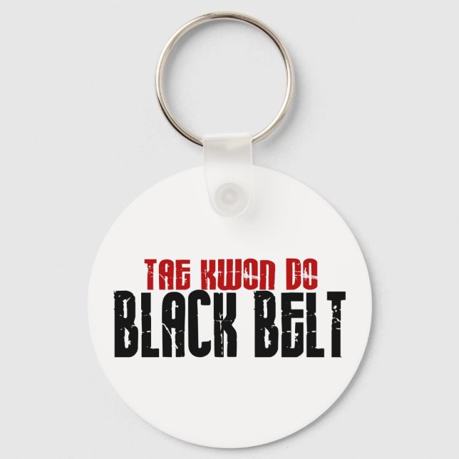 Tai Kwan Do Black Belt Karate Schlüsselanhänger (Vorderseite)