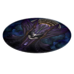 Taidushan Empress Round Glass Cutting Board Schneidebrett