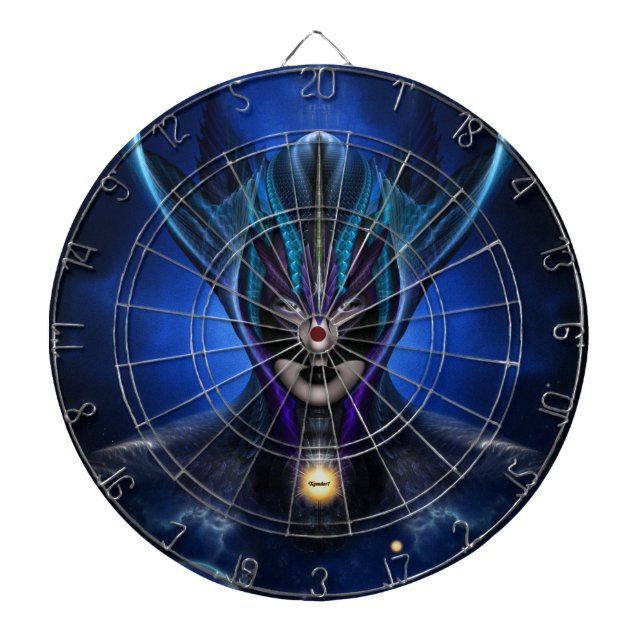 Taidushan Sai Shadow Blue Dartboard Dartscheibe (vorne)
