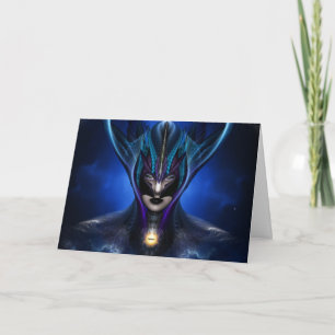Taidushan Sai Shadow Blue Greeting Card Hrz Karte