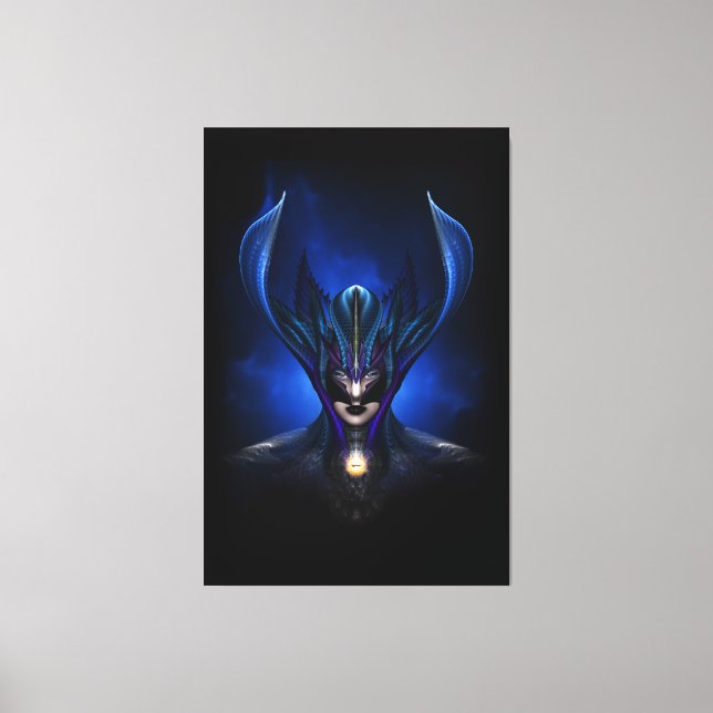 Taidushan Sai Shadow Blue RB BLK Canvas Print Leinwanddruck (Vorderseite)