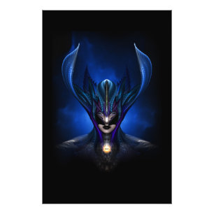 Taidushan Sai Shadow Blue RB BLK Foto Print