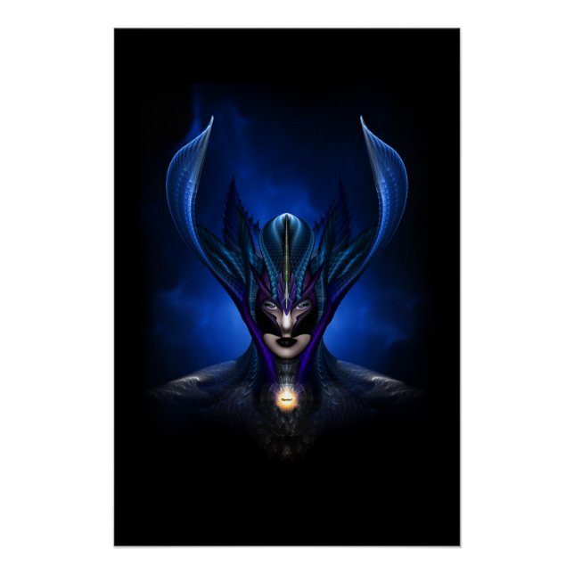 Taidushan Sai Shadow Blue RB BLK Perfect Poster (Devant)