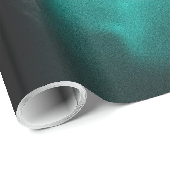 Taidushan Sai Shadow Blue Smarald Light Wrapping Geschenkpapier (Rolleneckpunkt)
