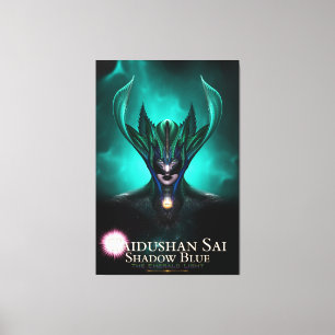 Taidushan Sai Shadow Blue TEL Canvas Print Leinwanddruck