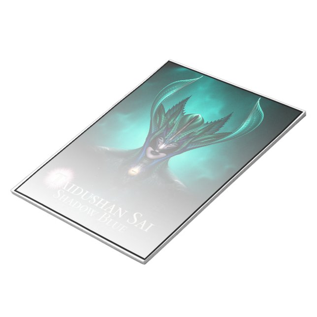 Taidushan Sai Shadow Blue TEL Large Notepad Notizblock (angewinkelt)
