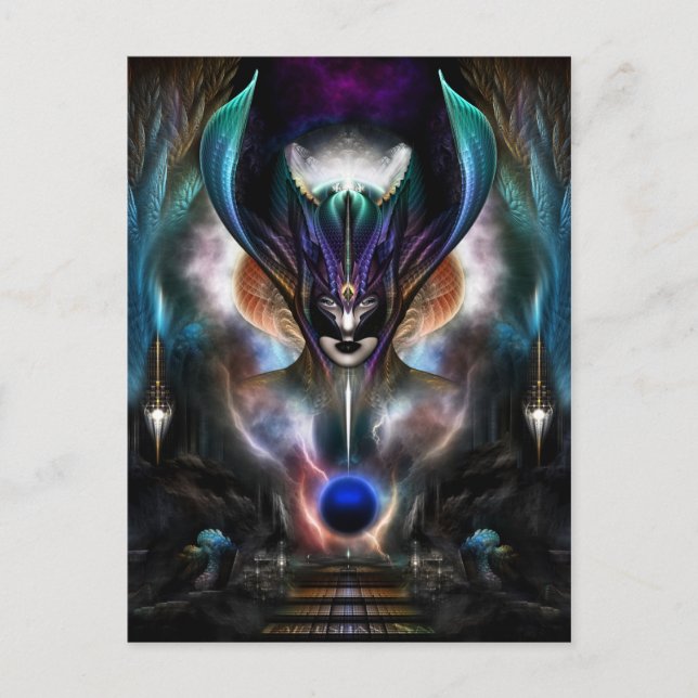 Taidushan Sai Spirit of Power WD Postkarte (Vorderseite)