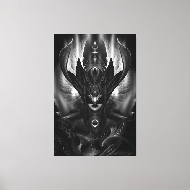 Taidushan Sai Talons of Time BlackSun Canvas Print Leinwanddruck (Vorderseite)