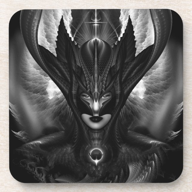 Taidushan Sai TOT BlackSun Untersetzer Set (Vorderseite)
