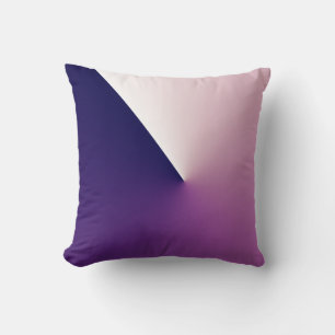 Taie de coussin en art abstrait rose violet