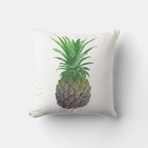 Taie de coussin minimaliste Ananas Vert Pâle Viole