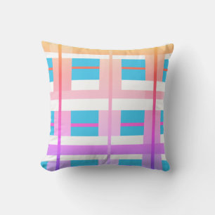 Taie d'oreiller Coussin rayures de ligne de motif 