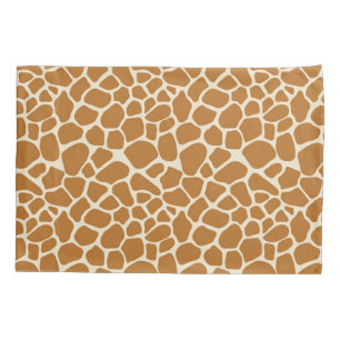 Taie d'oreiller de motif de girafe