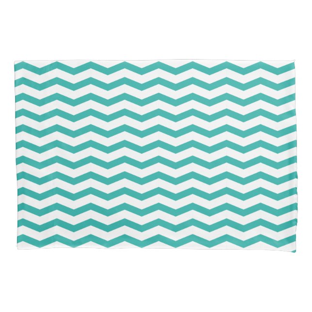 Taie d'oreiller de motif de zigzag de chevron de (devant)