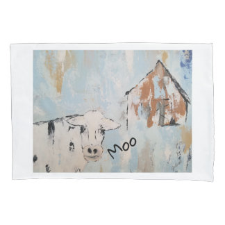 Taie d'oreiller de vache à MOO