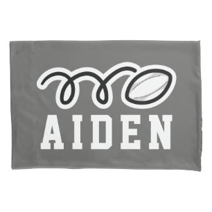 Taie d'oreiller faite sur commande de sport de