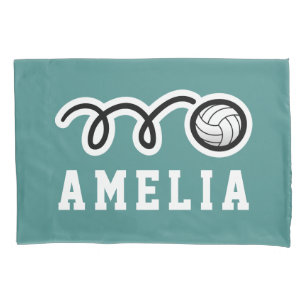 Taie d'oreiller faite sur commande de volleyball
