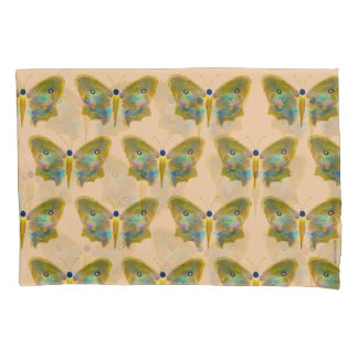Taie d'oreiller papillon «Forêt Dorée»