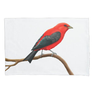 Taie d'oreiller sauvage d'oiseau de Tanager