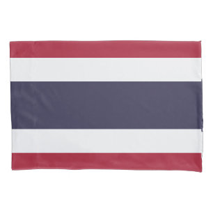 Taie d'oreiller simple patriotique avec drapeau de