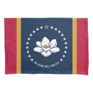 Taie d'oreiller simple patriotique, drapeau du Mis