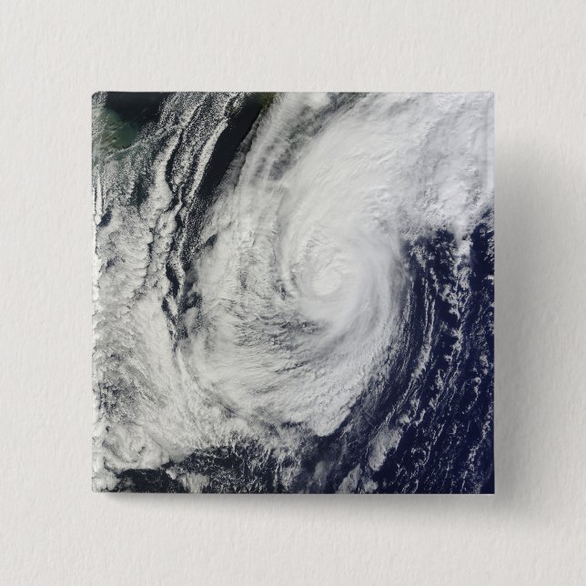 Taifun Chaba über den Ryukyu-Inseln, Japan Button (Vorderseite)