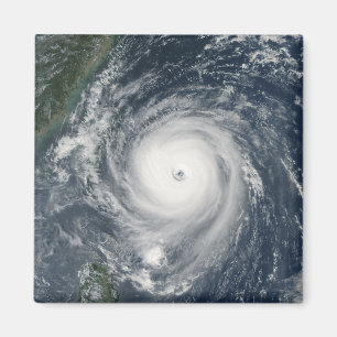 Taifun Longwang, das Taiwan sich nähert Magnet