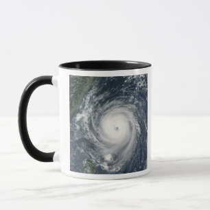 Taifun Longwang, das Taiwan sich nähert Tasse