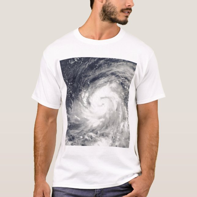 Taifun Lupit über dem Western Pazifischer Ozean T-Shirt (Vorderseite)