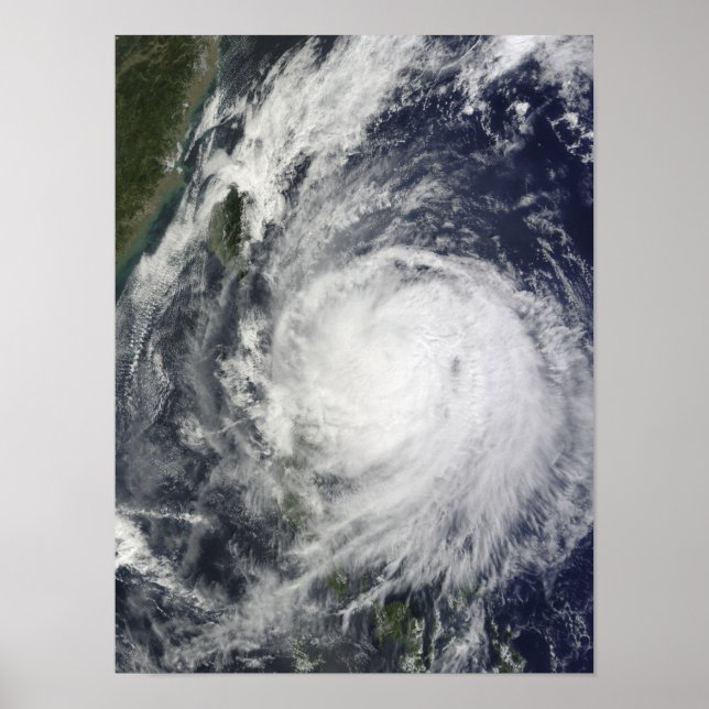 Taifun Lupit vor den Philippinen Poster (Vorne)